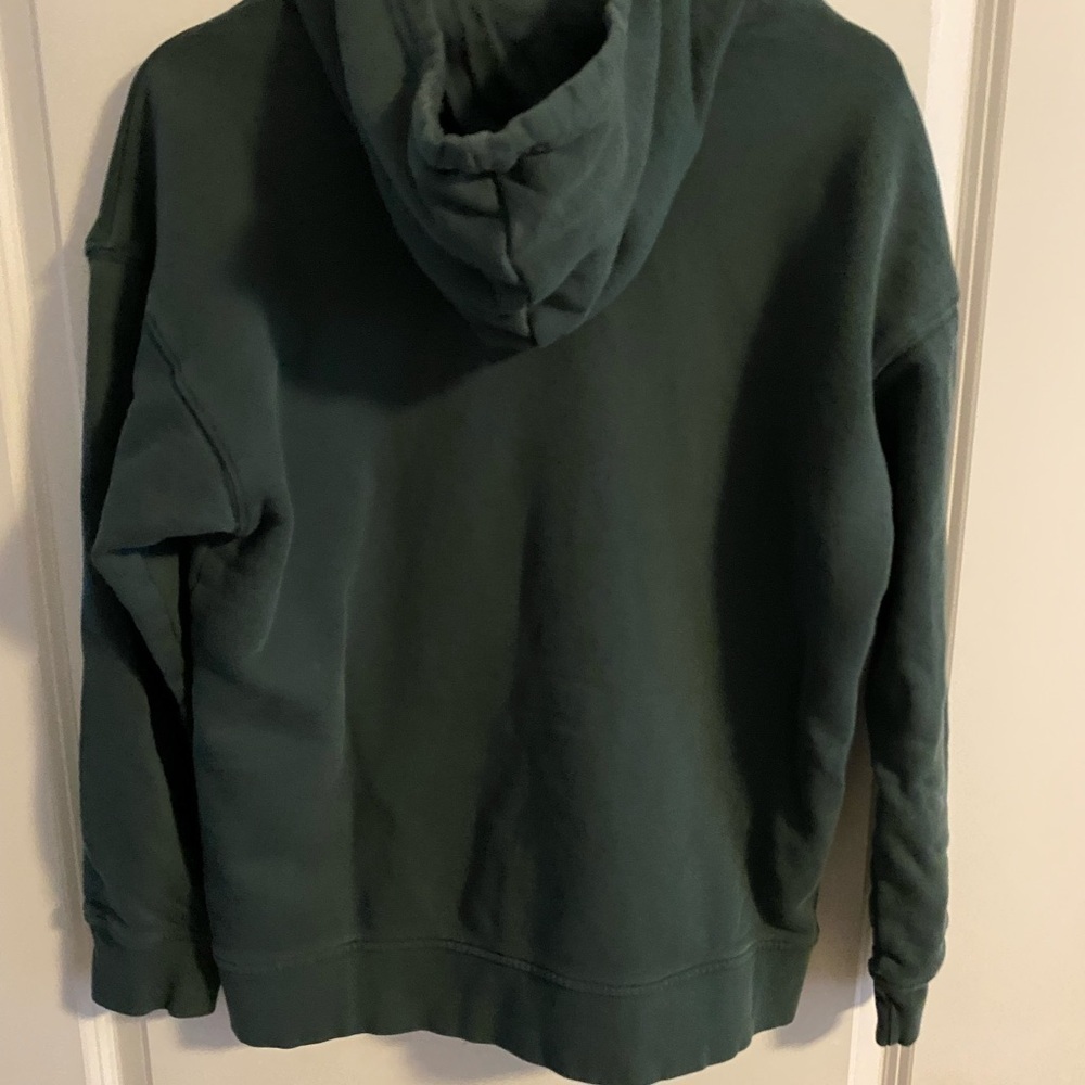 Size Medium Adidas Forest Green Sweatshirt Hoodie - Picture 4 of 4